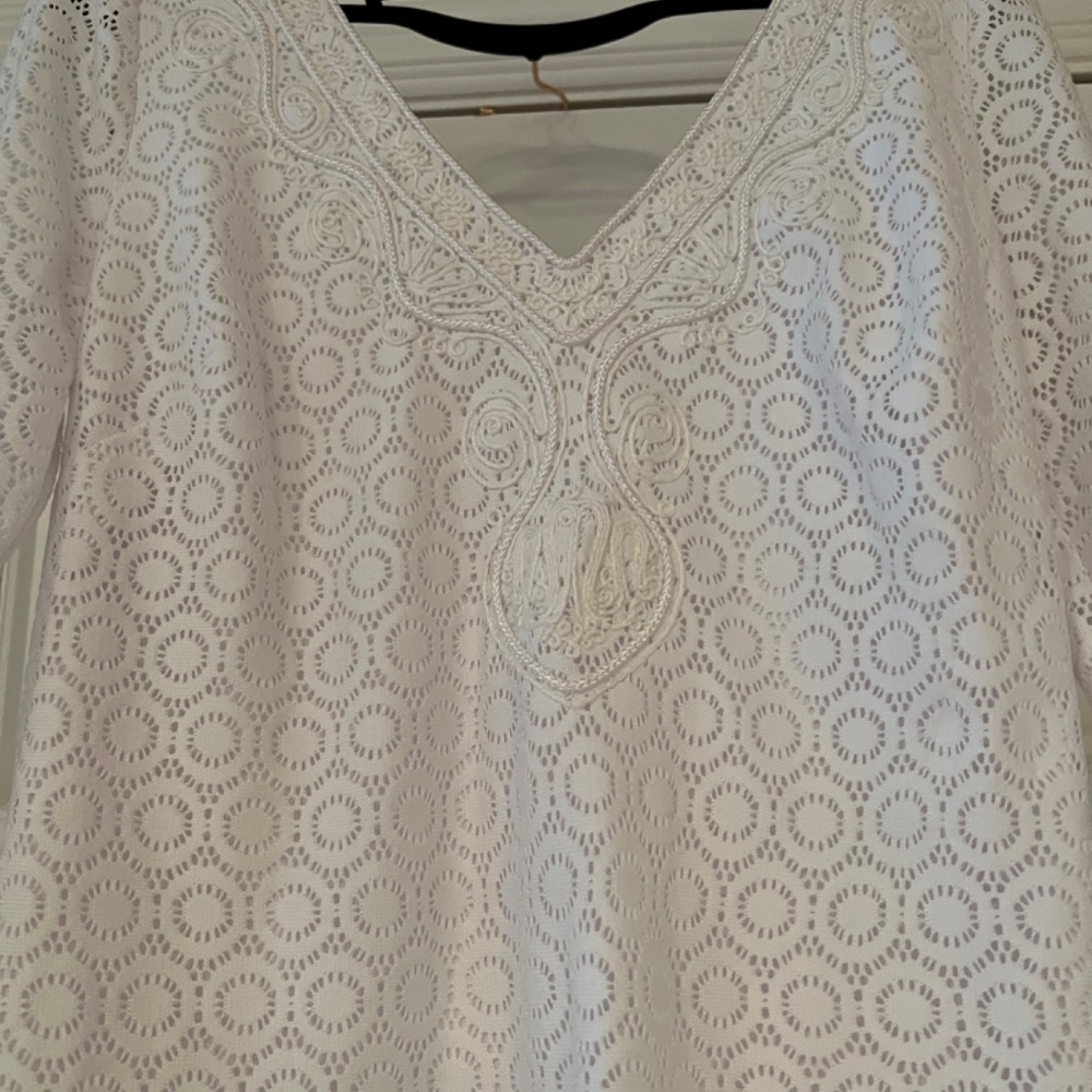 Lilly Pulitzer Alden Tunic Dress - White - Picture 3 of 6